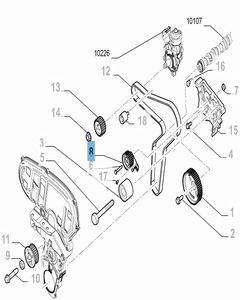 Tensor de correa regulable para Alfa Romeo