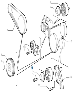 Tensor de correa fijo